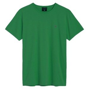 GANT Tričko  zelená / sivá
