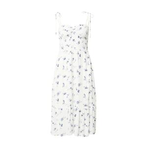 Abercrombie & Fitch Letné šaty  biela / modrá