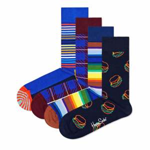 Happy Socks Ponožky  modrá / tmavomodrá / bordová / zmiešané farby