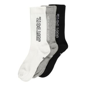 Nike Sportswear Ponožky  čierna / sivá melírovaná / biela