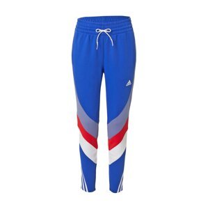 ADIDAS PERFORMANCE Športové nohavice  modrá / biela / červená / modrosivá