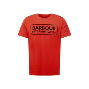Barbour International Tričko  červená / čierna