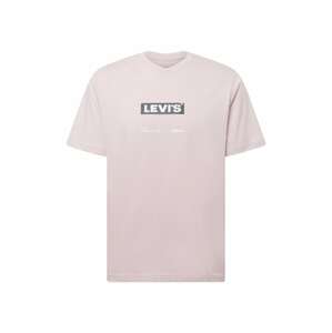 LEVI'S Tričko  sivá melírovaná / pastelovo fialová