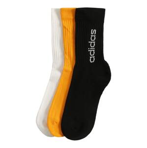 ADIDAS PERFORMANCE Športové ponožky  čierna / biela / žltá