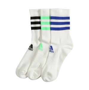ADIDAS PERFORMANCE Športové ponožky  biela / čierna / modrá / limetová