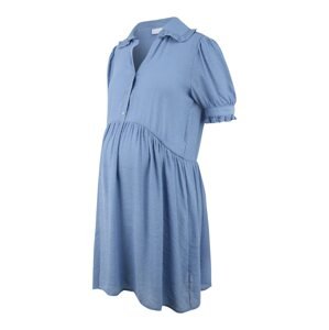 MAMALICIOUS Košeľové šaty 'MLEVANGA'  modrá