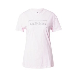 ADIDAS PERFORMANCE Funkčné tričko  ružová / strieborná