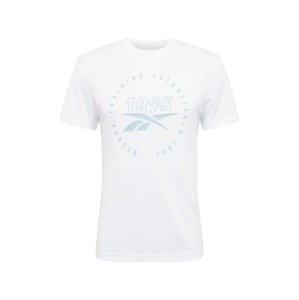 Reebok Sport Funkčné tričko  biela / pastelovo modrá