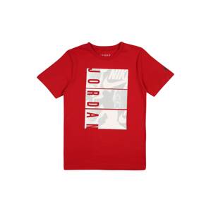 Jordan Funkčné tričko  biela / červená