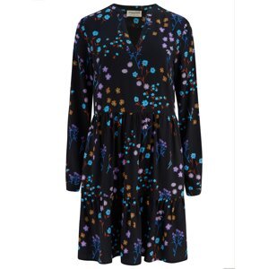 Sugarhill Brighton Košeľové šaty 'Thea'  čierna / svetlomodrá / svetlofialová / zmiešané farby