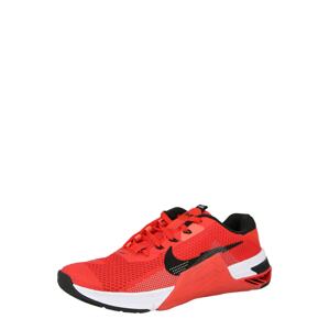 NIKE Športová obuv 'Metcon 7'  biela / čierna / ohnivo červená