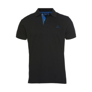 GANT Tričko  kráľovská modrá / čierna