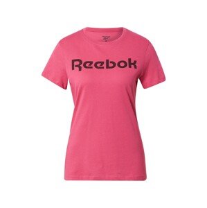 Reebok Sport Funkčné tričko  svetloružová / čierna