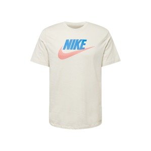 Nike Sportswear Tričko  svetlosivá / svetločervená / modrá