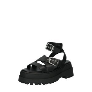Public Desire Remienkové sandále 'FOLLOW'  čierna