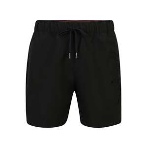 Tommy Hilfiger Underwear Plavecké šortky  čierna / červená / biela / námornícka modrá