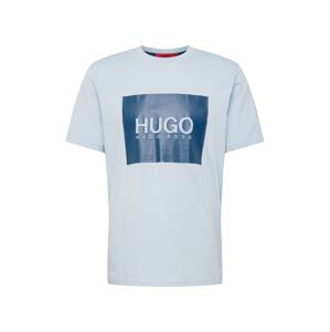 HUGO Tričko 'Dolive'  modrá / svetlomodrá