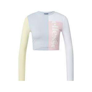 ELLESSE Tričko 'Pomeriggio'  svetložltá / svetlomodrá / svetloružová / biela