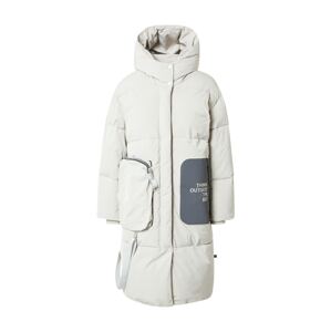 FREAKY NATION Zimný kabát  striebornosivá / biela