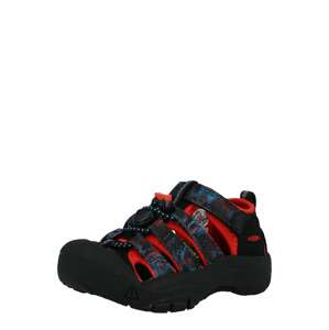 KEEN Sandále 'NEWPORT'  čierna / svetločervená / nebesky modrá