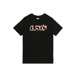 LEVI'S Tričko  čierna / biela / červená / sivá