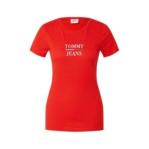 Tommy Jeans Tričko  červená / biela / modrá