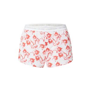 Calvin Klein Underwear Pyžamové nohavice  biela / svetločervená