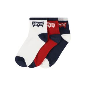 LEVI'S Ponožky  biela / červená / námornícka modrá / ružová