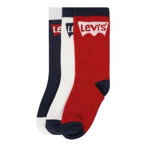 LEVI'S Ponožky 'BATWING'  červená / biela / tmavomodrá / svetloružová