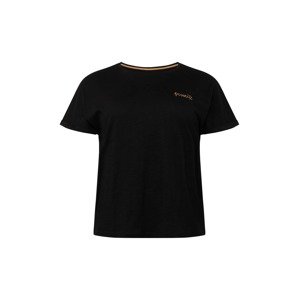 Tom Tailor Women + Tričko  čierna / svetlobéžová