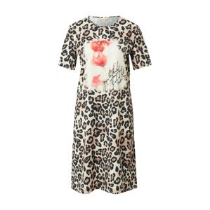 Key Largo Letné šaty 'SARINA'  béžová / čierna / biela / červená
