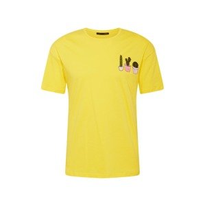 Trendyol Tričko  žltá / ružová / tmavozelená