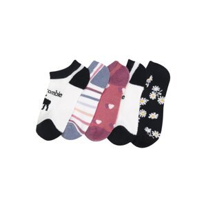 Abercrombie & Fitch Ponožky  krémová / modrá / rosé / zmiešané farby