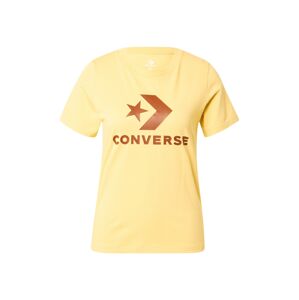 CONVERSE Tričko  okrová / žltá