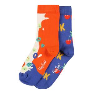 Happy Socks Ponožky 'Okay Cereals'  kráľovská modrá / zmiešané farby / oranžová