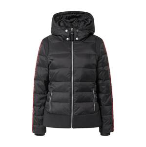 Soccx Zimná bunda  čierna / červená / biela