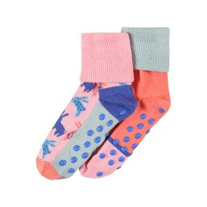 Happy Socks Ponožky 'Bunny'  ružová / melónová / opálová / kráľovská modrá / svetlomodrá