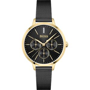 BOSS Black Analógové hodinky  čierna / zlatá