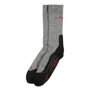 FALKE Športové ponožky  sivá melírovaná / čierna melírovaná / melónová