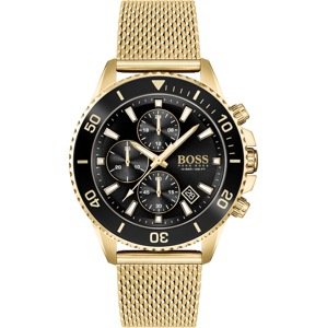 BOSS Black Analógové hodinky  zlatá / čierna