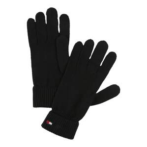 TOMMY HILFIGER Prstové rukavice  čierna / biela / červená / modrá
