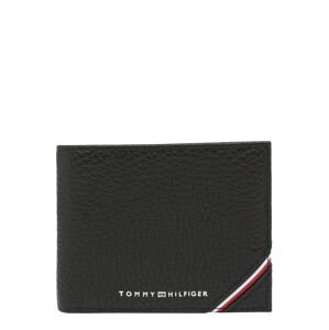 TOMMY HILFIGER Geldbörse  čierna / biela / červená