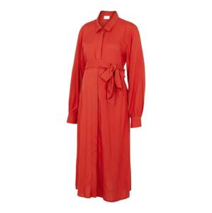 MAMALICIOUS Košeľové šaty 'Inus Lia'  červená