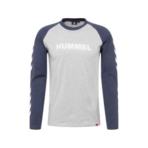 Hummel Funkčné tričko  tmavomodrá / sivá melírovaná / červená / biela