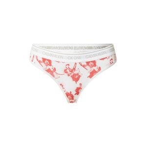 Calvin Klein Underwear Tangá  biela / červená
