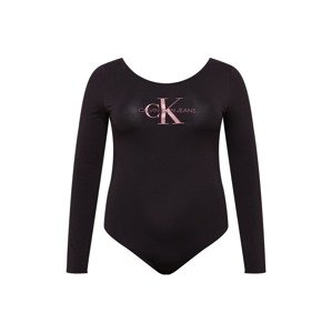 Calvin Klein Jeans Curve Košeľové body  čierna / ružová