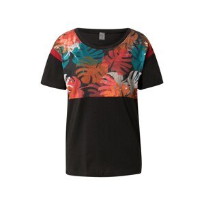 ROXY T-Shirt 'WHEN WE DANCE'  čierna / pastelovo modrá / melónová / koralová / biela