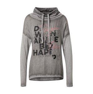 Soccx Tričko 'Oh La La Paris'  sivá / svetlosivá / čierna / svetloružová