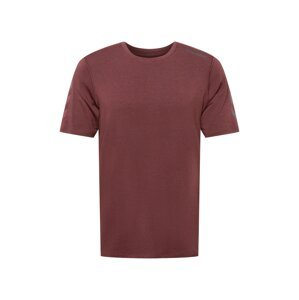 Hummel Funkčné tričko 'MACE'  tmavosivá / vínovo červená