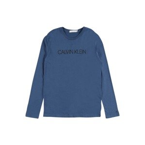 Calvin Klein Jeans Tričko  modrosivá / čierna